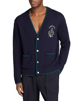 Casablanca Casablanca Logo Graphic Cardigan Sweater