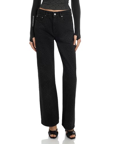 Casablanca Casablanca Monogram Baggy Jeans in Black