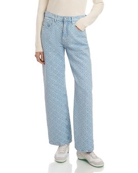 Casablanca Casablanca Monogram Baggy Jeans in Denim
