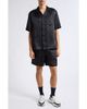 Casablanca Casablanca Monogram Print Silk Shorts - 1