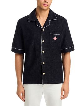 Casablanca Casablanca Monogram Toweling Fabric Collared Shirt