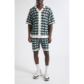 Casablanca Casablanca Mosaic Check Cotton Jacquard Shorts 