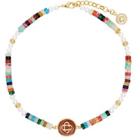 Casablanca Casablanca Multi Bead Necklace