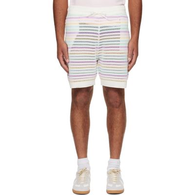 Casablanca Casablanca Multicolor Crochet Shorts