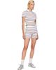Casablanca Casablanca Multicolor Striped Shirred Shorts - 4
