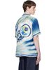 Casablanca Casablanca Multicolor 'The Art Of The Serve' Short Sleeve Silk Shirt - 3