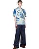 Casablanca Casablanca Multicolor 'The Art Of The Serve' Short Sleeve Silk Shirt - 4
