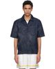 Casablanca Casablanca Navy Monogram SS Shirt - 1