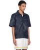 Casablanca Casablanca Navy Monogram SS Shirt - 2