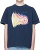 Casablanca Casablanca Navy Shockwave Short Sleeve T‑shirt - 1