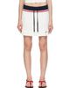Casablanca Casablanca Off-White & Navy Knit Tennis Miniskirt - 1
