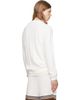 Casablanca Casablanca Off-White Boucle Long Sleeve Polo - 3
