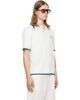 Casablanca Casablanca Off-White Boucle Short Sleeve Polo - 2
