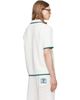 Casablanca Casablanca Off-White Boucle Short Sleeve Polo - 3