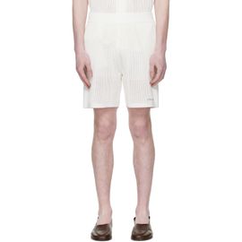 Casablanca Casablanca Off-White Mesh Shorts