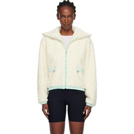 Casablanca Casablanca Off-White Monogram Jacquard Fleece Jacket