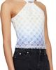 Casablanca Casablanca Off-White Printed Draped Tank Top - 2