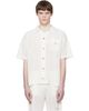 Casablanca Casablanca Off-White Short Sleeve Mesh Shirt - 1
