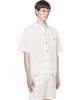 Casablanca Casablanca Off-White Short Sleeve Mesh Shirt - 2