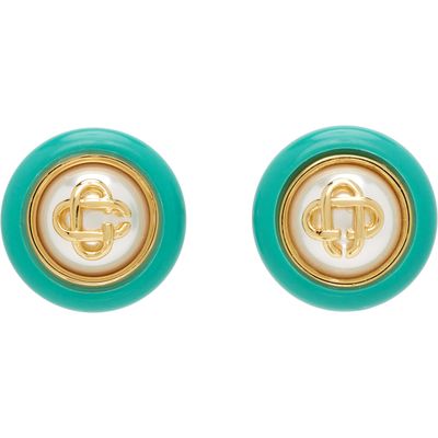 Casablanca Casablanca Pearl Stud Earrings