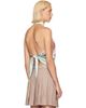Casablanca Casablanca Pink & Blue Scarf Top - 3