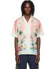 Casablanca Casablanca Pink Ethereal Short Sleeve Silk Shirt - 1