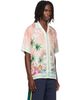 Casablanca Casablanca Pink Ethereal Short Sleeve Silk Shirt - 2