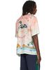Casablanca Casablanca Pink Ethereal Short Sleeve Silk Shirt - 3