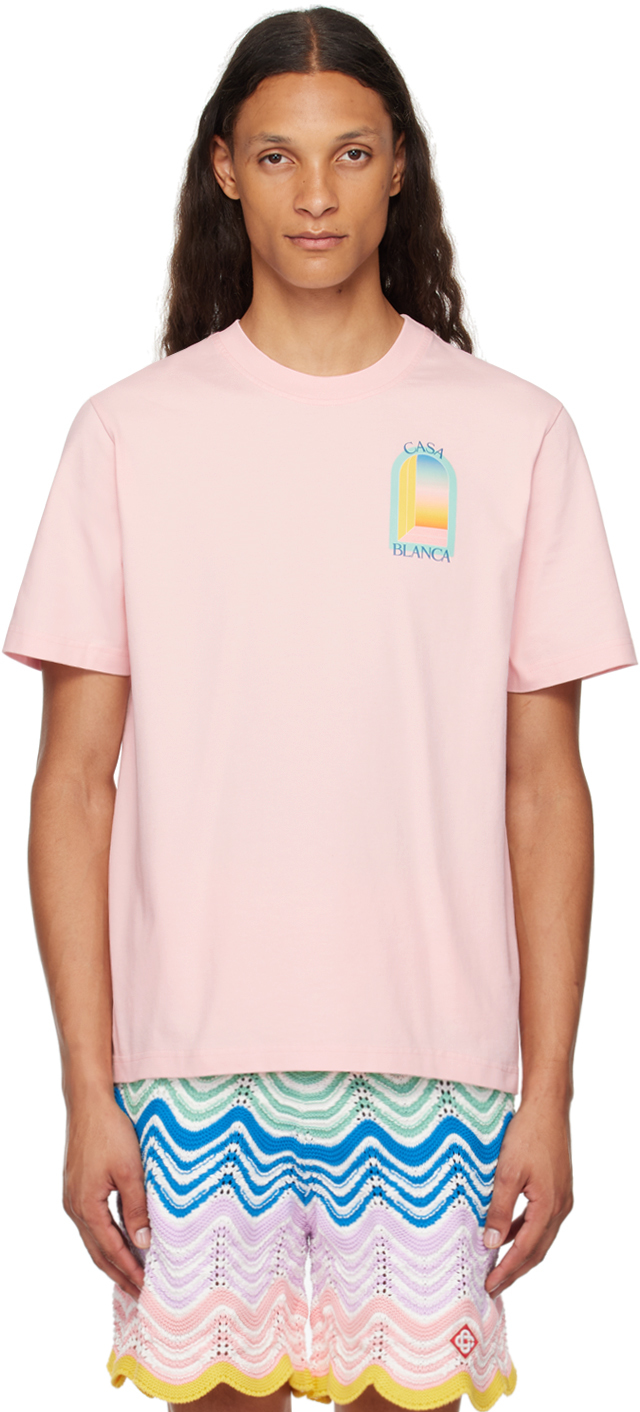 Casablanca - Pink L'Arc Coloré T-Shirt