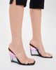 Casablanca Casablanca Plexi Wedge Sandals Black - 3
