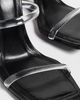 Casablanca Casablanca Plexi Wedge Sandals Black - 6