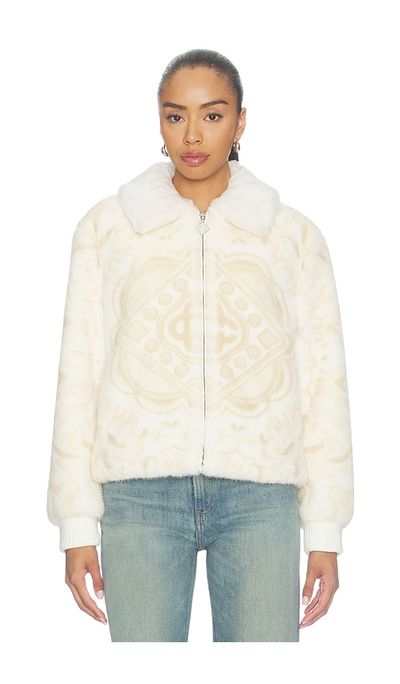 Casablanca Casablanca Printed Faux Fur Jacket