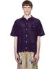 Casablanca Casablanca Purple Short Sleeve Mesh Shirt - 1