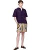 Casablanca Casablanca Purple Short Sleeve Mesh Shirt - 4