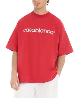 Casablanca Casablanca Reflective Logo Oversized Tee