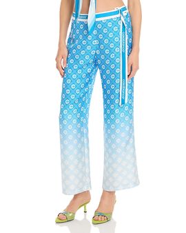 Casablanca Casablanca Silk Gradient Diamond Print Pants
