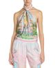Casablanca Casablanca Silk Halter Scarf Top - 1