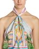 Casablanca Casablanca Silk Halter Scarf Top - 5