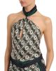 Casablanca Casablanca Silk Monogram Scarf Top - 4