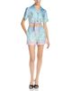 Casablanca Casablanca Silk Smocked Waist Shorts - 2