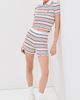 Casablanca Casablanca Stripe Shirred Shorts Stripe - 5