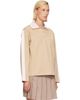 Casablanca Casablanca Tan Punto Polo Collared Sweatshirt - 2