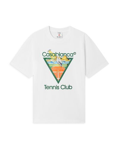 Casablanca Casablanca Tennis Club Logo Graphic T-Shirt