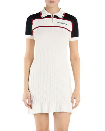 Casablanca Casablanca Tennis Polo Mini Dress