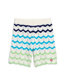 Casablanca Casablanca Unisex Gradient Wave Knit Shorts