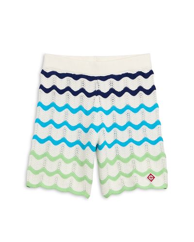 Casablanca Casablanca Unisex Gradient Wave Knit Shorts