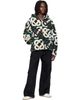 Casablanca Casablanca White & Green Check Monogram Fleece Jacket - 4