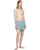 Casablanca Casablanca White & Green Cubist Monogram Printed Swim Shorts - 4