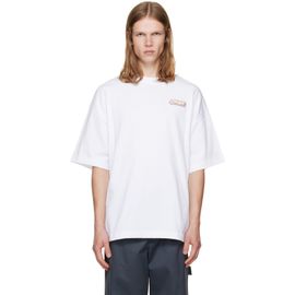 Casablanca Casablanca White Casa Racing Oversized Short Sleeve T‑shirt