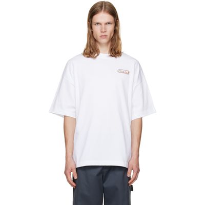 Casablanca Casablanca White Casa Racing Oversized Short Sleeve T‑shirt